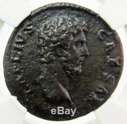 136 -138 Ad Roman Empire Aelius Caesar Ae As Salus Coin Ngc Extremely Fine