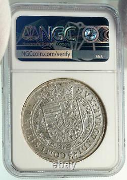 1632 AUSTRIA Holy Roman Empire ARCHDUKE LEOPOLD V Silver Taler Coin NGC i85148