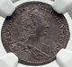 1747 Austria Holy Roman Empire Maria Theresa Silver Austrian Coin Ngc Ms I82376