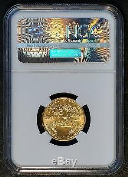 1991 $10 American Eagle Coin 1/4 oz Gold (NGC MS 70 MS70) ROMAN NUMERALS (07738)