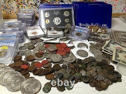 30 Coin LOT SILVER BARBER STANDING WALKING LIBERTY PCGS/NGC PROOF ROMAN GOLD#&20