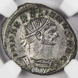 AD 270-275 Aurelian Double Denarius MS NGC Billon Ancient Roman Imperial Coin