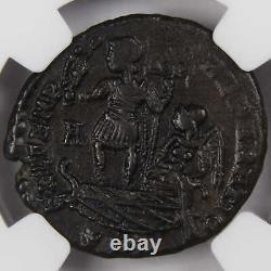 AD 337-350 Constans Centenionalis AU NGC Billon Ancient Roman Imperial Coin
