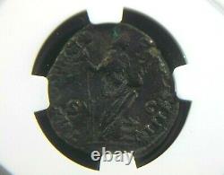AE As of Roman Emperor Antoninus Pius Annona reverse 138-161 AD NGC VF 5010