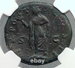 AELIUS Successor of Hadrian RARE 137AD Ancient Silver Roman Coin NGC VF i60253