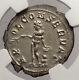 Aemilian 253ad Ngc Certified Ch Au Ancient Silver Roman Rome Coin Apollo I54739