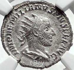 AEMILIAN Genuine 253AD Rome Authentic Ancient Silver Roman Coin SPES NGC i68710