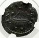 Allectus 293ad Roman Britain Usurper Authentic Ancient Coin W Galley Ngc I84971
