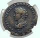 Antoninus Pius & Marcus Aurelius As Caesar 140ad Ancient Roman Coin Ngc I79204