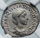 Aquilia Severa Elagabalus Wife 220ad Rare Ancient Silver Roman Coin Ngc I85405