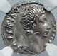 Augustus Authentic Ancient 15bc Silver Roman Coin Actium Victory Ngc I88889