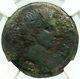 Augustus & Divus Julius Caesar 38bc Sestertius Ancient Roman Coin Ngc I60232