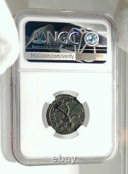 AURELIAN Authentic 275AD CONQUEST of LYONS LUGDUNUM Rare Roman Coin NGC i76297