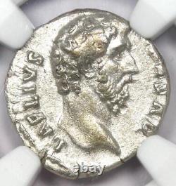 Aelius Caesar AR Denarius Silver Roman Coin 136-138 AD NGC Choice VF