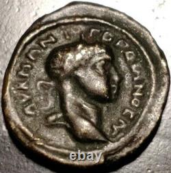 Ancient Divus Constantine I 317 AD Rare Ancient Roman Coin Shows Walking Lion