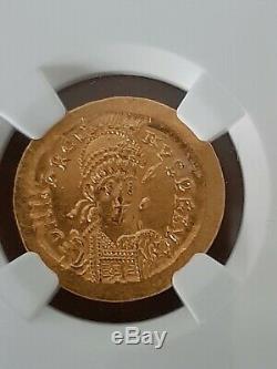 Ancient Eastern Roman Empire AV Solidus NGC graded Gold Coin