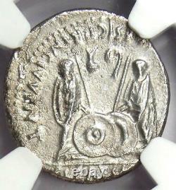 Ancient Roman Augustus AR Denarius Coin 27 BC 14 AD Certified NGC Choice VF