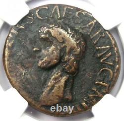 Ancient Roman Claudius AE As Coin 41-54 AD Certified NGC Choice Fine
