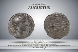 Ancient Roman Coin, Augustus(27 BC-AD 14), AR tetradrachm, NGC, Lovely portrait