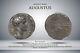 Ancient Roman Coin, Augustus(27 Bc-ad 14), Ar Tetradrachm, Ngc, Lovely Portrait