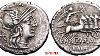 Ancient Roman Coin Silver Denarius Of P Maenius Antiaticus 132 Bc