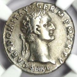 Ancient Roman Domitian AR Denarius Silver Coin 81-96 AD Certified NGC VF