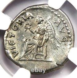 Ancient Roman Empire Hadrian AR Denarius Coin 117-138 AD Certified NGC VF