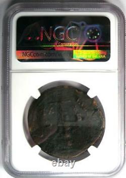 Ancient Roman Galba AE Sestertius Libertas Coin 68-69 AD Certified NGC Fine