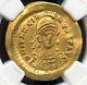 Ancient Roman Gold Coin, Marcian, Av Solidus 450 Ad Winged Angel Ngc Graded Xf