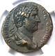 Ancient Roman Hadrian Ae As Coin 117-138 Ad Certified Ngc Xf(ef)
