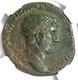 Ancient Roman Hadrian Ae Dupondius Coin 117-138 Ad Certified Ngc Xf(ef)