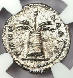 Ancient Roman Hadrian AR Denarius Coin 117-138 AD Certified NGC AU