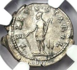 Ancient Roman Hadrian AR Denarius Coin 117-138 AD Certified NGC Choice VF