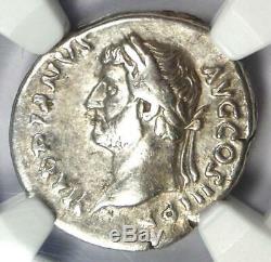 Ancient Roman Hadrian AR Denarius Coin 117-138 AD Certified NGC VF