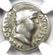 Ancient Roman Nero Ar Denarius Coin 54-68 Ad Certified Ngc Vg Rare Coin