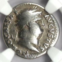 Ancient Roman Nero AR Denarius Coin 54-68 AD Certified NGC VG Rare Coin