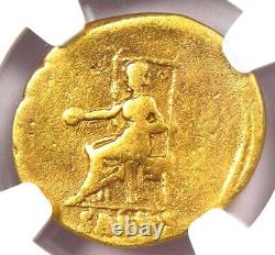 Ancient Roman Nero AV Aureus Gold Coin 54-68 AD Certified NGC Fine Rare