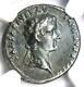 Ancient Roman Tiberius Ar Denarius Silver Coin 14-37 Ad. Certified Ngc Choice Xf