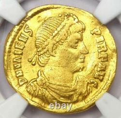 Ancient Roman Valens AV Solidus Gold Coin 364-378 AD Certified NGC VF