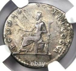 Ancient Roman Vespasian AR Denarius Silver Coin 69-79 AD Certified NGC VF
