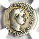 Ancient Roman Vitellius Ar Denarius Coin 69 Ad Ngc Choice Fine Rare