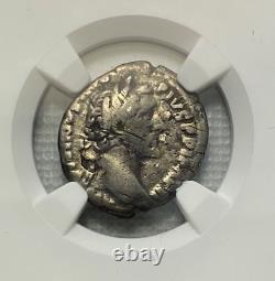 Antoninus Pius, AD 138-161 Roman Empire AR Denarius Coin Graded NGC VG