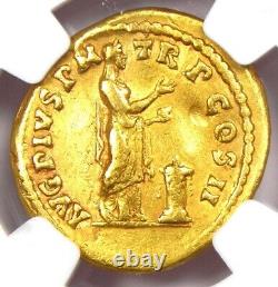 Antoninus Pius Gold AV Aureus Roman Coin 138-161 AD Certified NGC VF