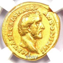 Antoninus Pius Gold AV Aureus Roman Coin 138 AD Certified NGC VF 5/5 Strike