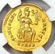 Arcadius Av Solidus Gold Ancient Roman Gold Coin 383-408 Ad Ngc Choice Xf