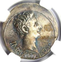 Augustus AR Cistophorus Silver Coin 27 BC 14 AD Certified NGC Choice XF (EF)