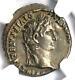 Augustus Ar Denarius Coin 27 Bc 14 Ad (lugdunum). Certified Ngc Choice Xf (ef)