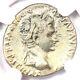 Augustus Ar Denarius Silver Octavian Coin 27 Bc 14 Ad Certified Ngc Vf
