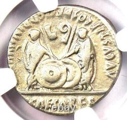 Augustus AR Denarius Silver Octavian Coin 27 BC 14 AD Certified NGC VF