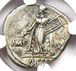 Augustus AR Denarius Silver Octavian Coin 27 BC 14 AD Certified NGC XF (EF)